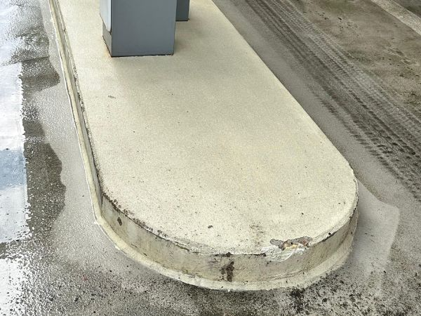 Fl&auml;che nach der Reinigung
