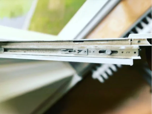 Glasfläche vor der Reinigung, zweites Beispiel