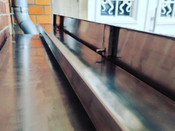 Fl&auml;che nach der Reinigung